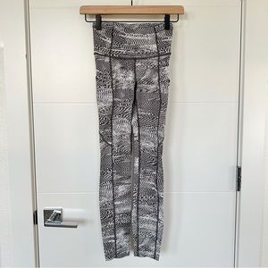 Lululemon Fast & Free 7/8 High-Rise Tight 25" Swerve Vapor Metal Grey Size 2